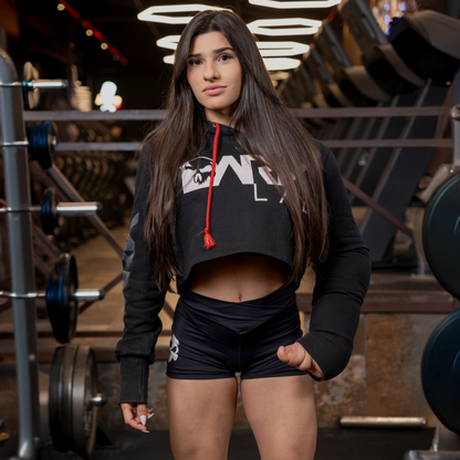 Moletom Cropped Feminino - Dark Lab
