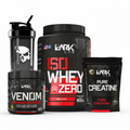 DARK INTENSE | Pré-Treino, ISO Whey Zero, Creatina e Coqueteira