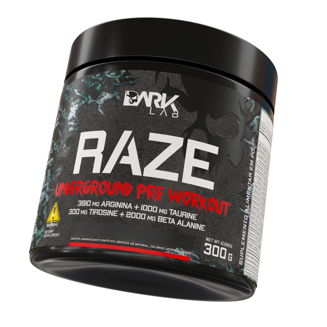 Raze Underground Pre Workout 300g Dark Lab – Dark Lab Suplementos