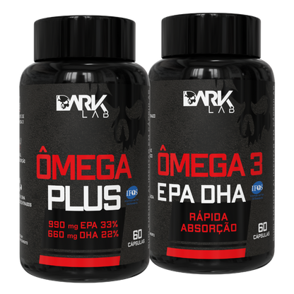 Kit Ômega EPA e Plus Dark Lab | Performance Física-Cognitiva
