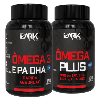 Kit Ômega EPA e Plus Dark Lab | Performance Física-Cognitiva
