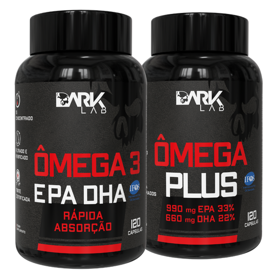 Kit Ômega EPA e Plus Dark Lab | Performance Física-Cognitiva