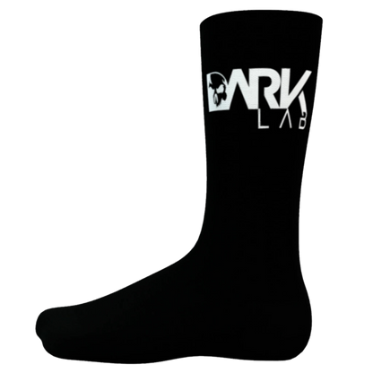Pares de Meias Preta Personalizadas Dark Lab