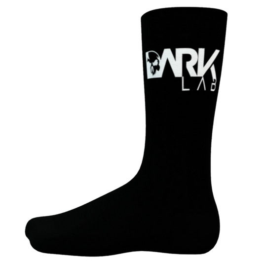 Pares de Meias Preta Personalizadas Dark Lab