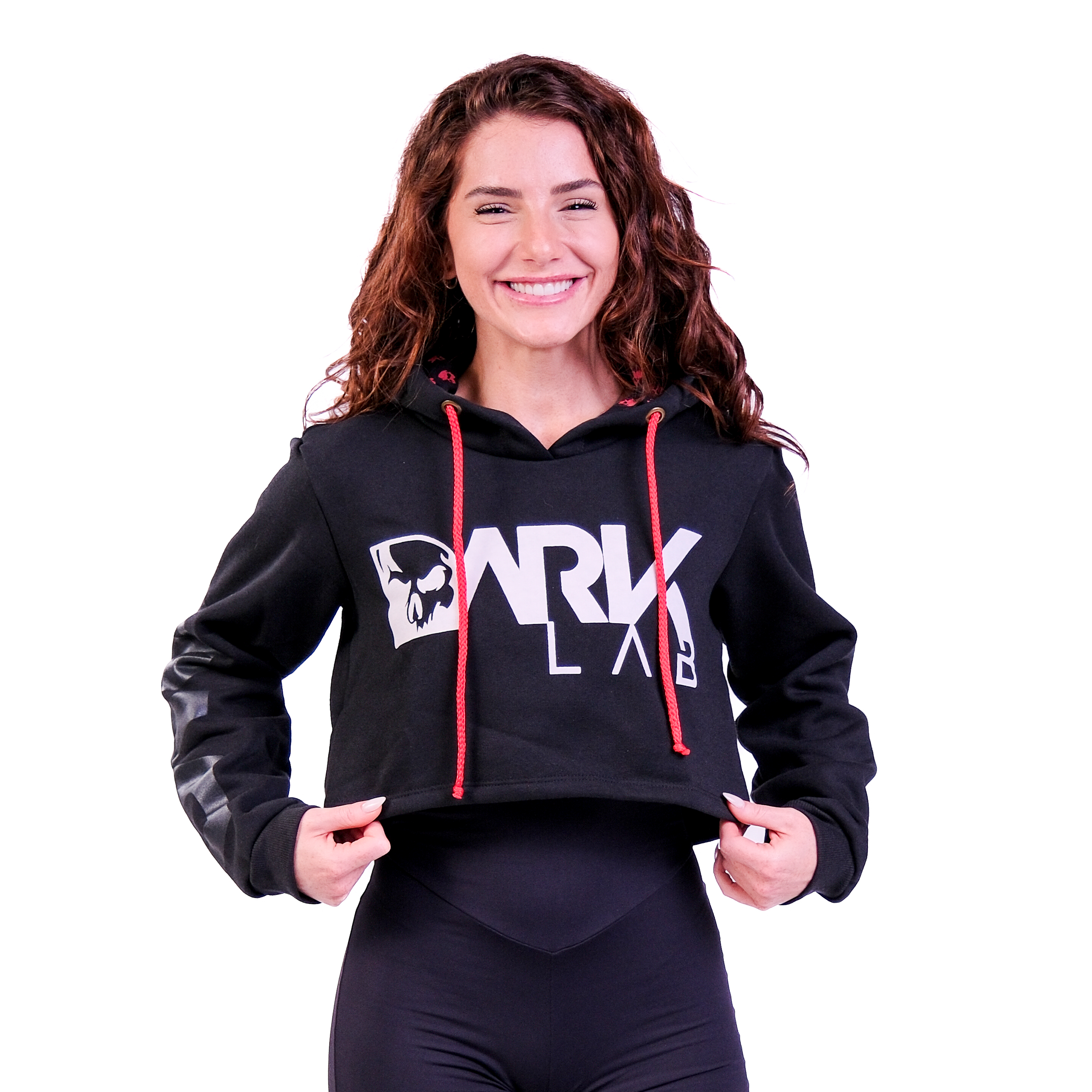 Moletom Cropped Feminino - Dark Lab