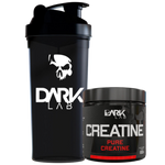 Creatina Pura + Coqueteleira Preta 700ml Dark Lab