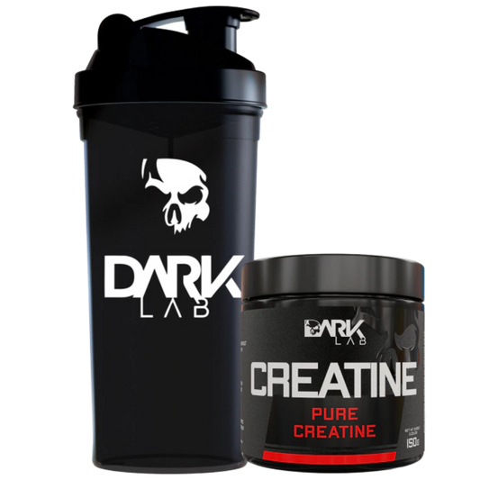 Creatina Pura + Coqueteleira Preta 700ml Dark Lab