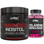 Magnésio Inositol 300g + Colágeno Hidrolisado 120 Capsulas Dark Lab