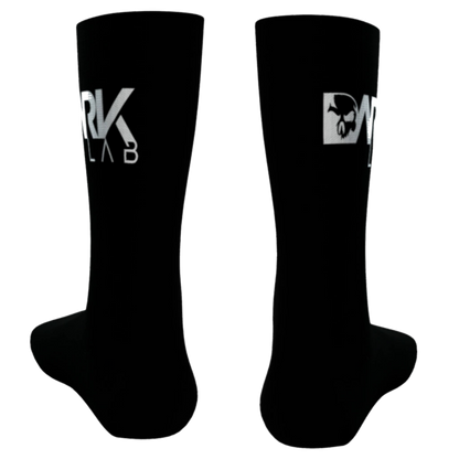 Pares de Meias Preta Personalizadas Dark Lab