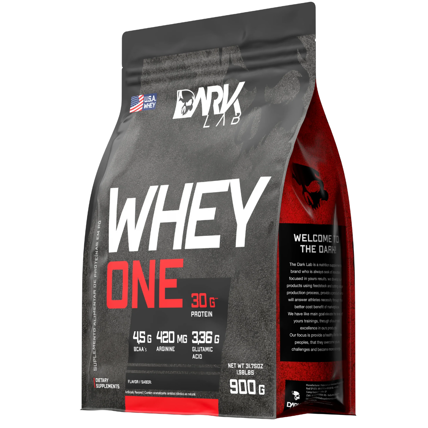 Whey One - Whey Protein Refil 900g – Dark Lab Suplementos