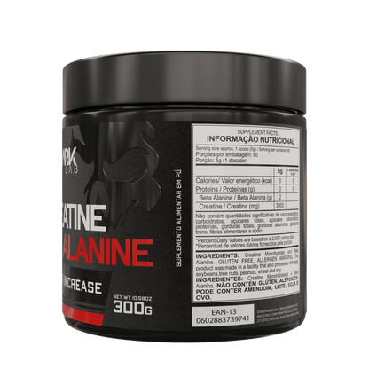 Creatina e Beta Alanina 300g | Dark lab