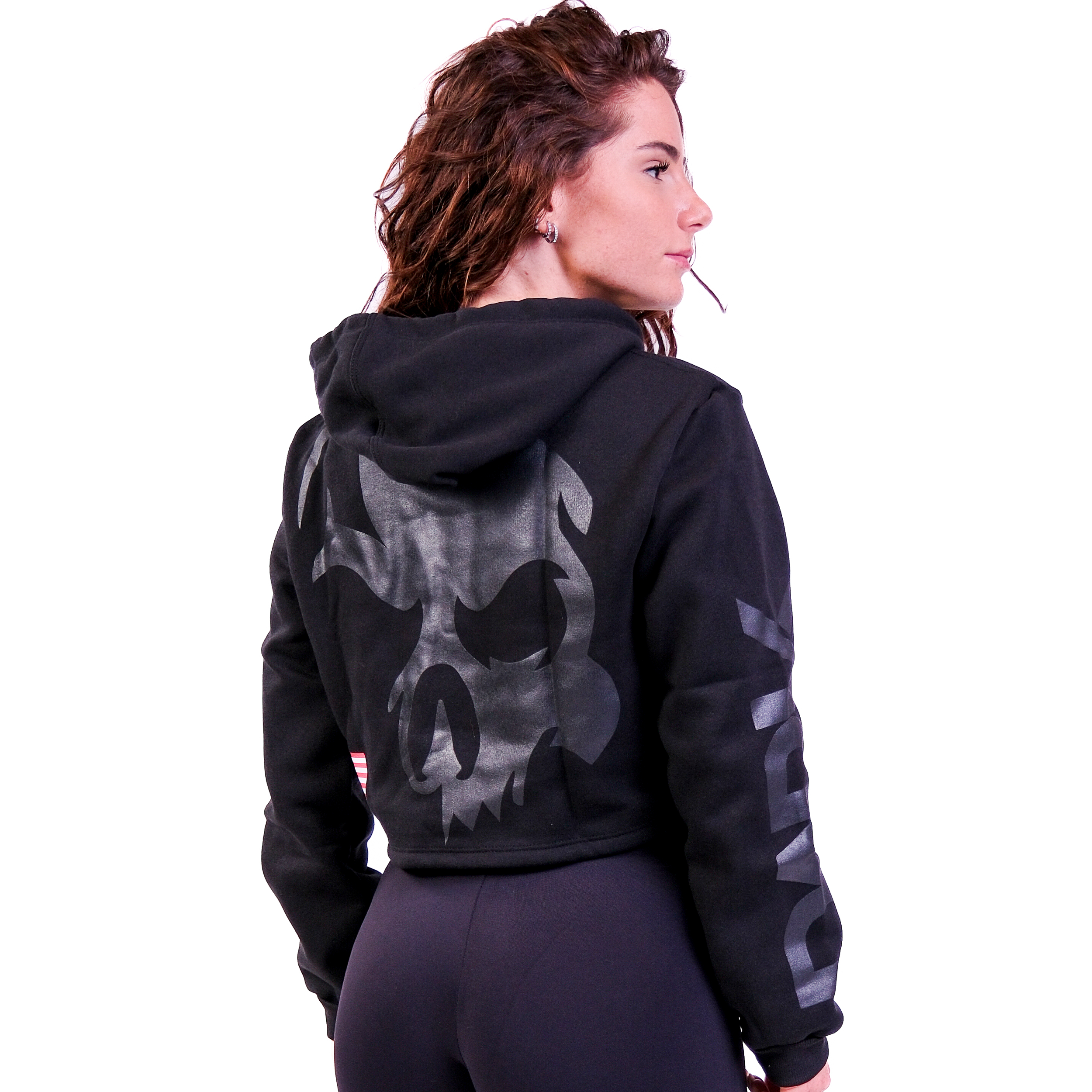 Moletom Cropped Feminino - Dark Lab