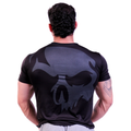 Camiseta Dry-fit Preta Caveira Dark Lab