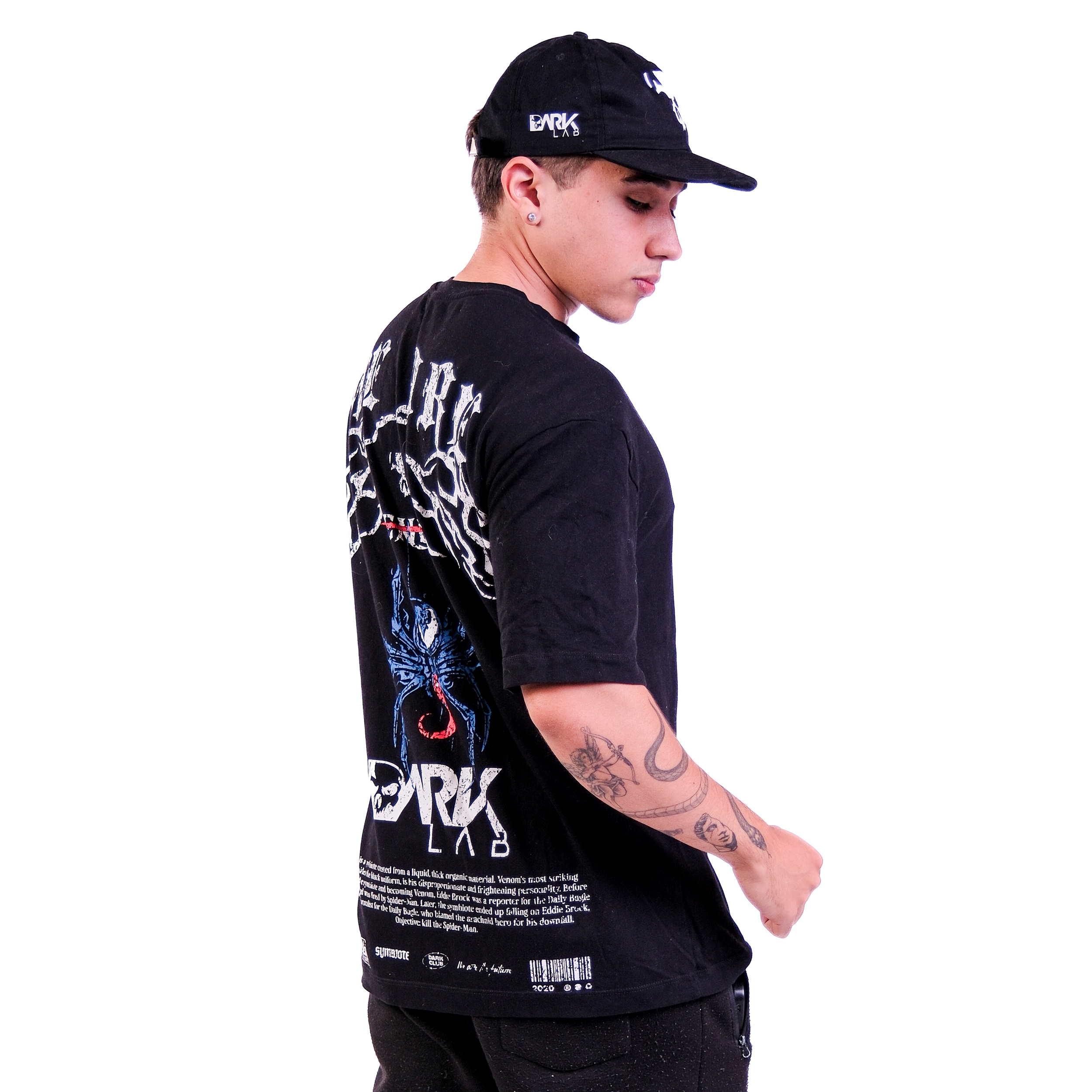 Camiseta Oversized Aranha - Dark Lab