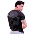 Camiseta Dry-fit Preta Caveira Dark Lab