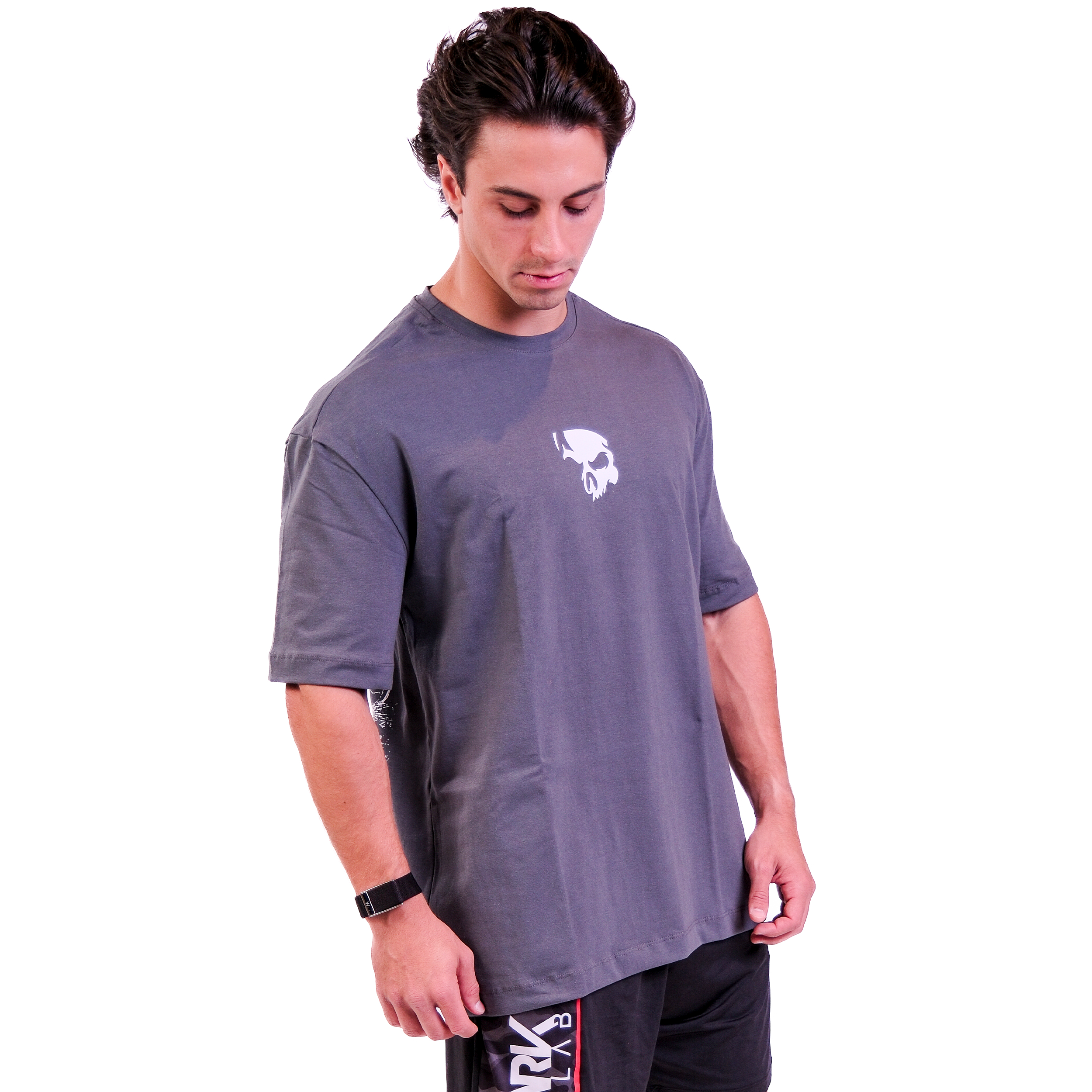 Camiseta Oversized Venom Cinza - Dark Lab