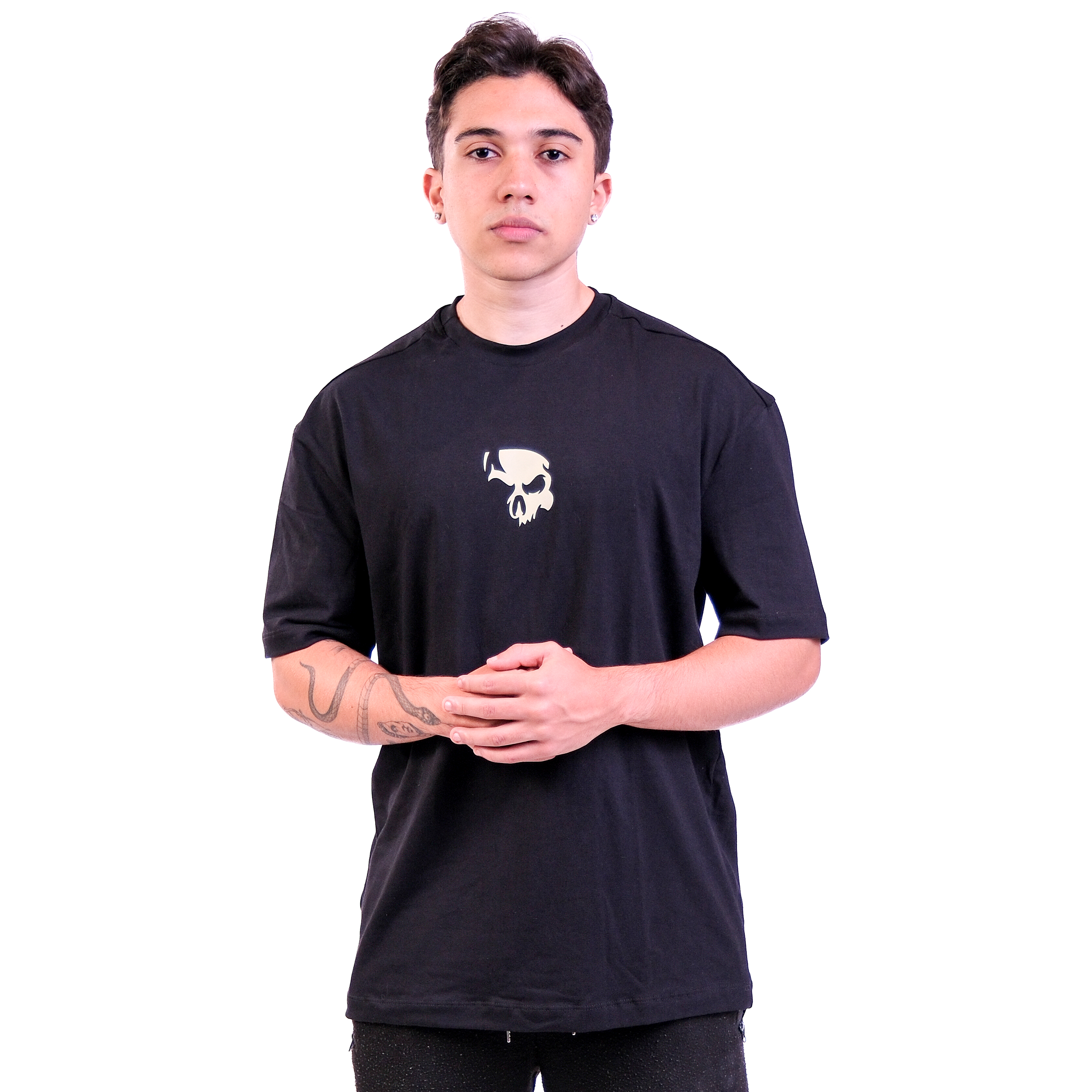 Camiseta Oversized Zeus Preta - Dark Lab