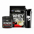 DARK ELITE | Pré-Treino, Whey Concentrado e Coqueteira