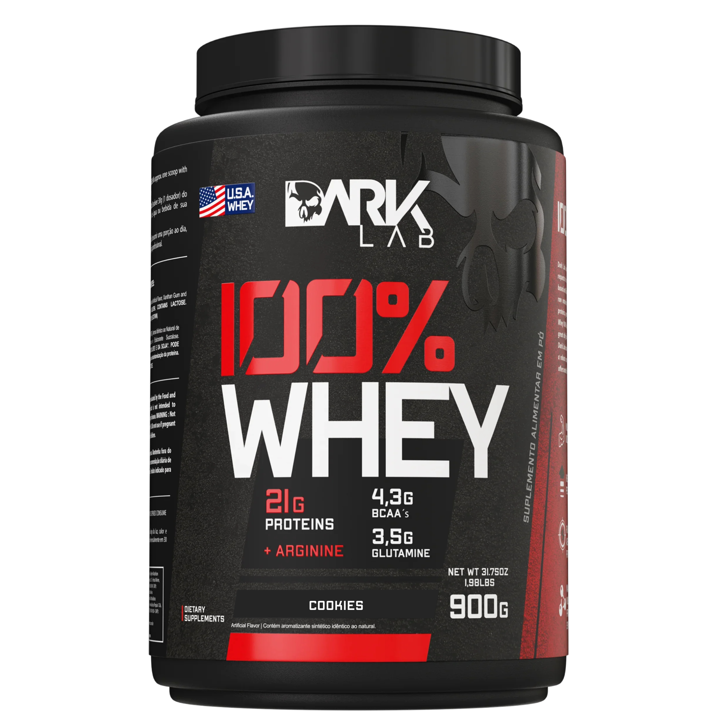 100% Whey Protein Pote 900g - Dark Lab