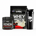 DARK ELITE | Pré-Treino, Whey Concentrado e Coqueteira