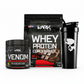 DARK ELITE | Pré-Treino, Whey Concentrado e Coqueteira