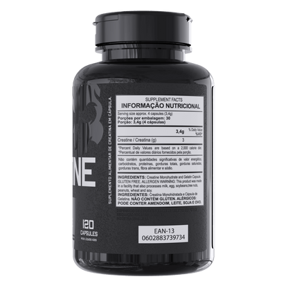 Creatina Pura 120 Capsulas Dark Lab