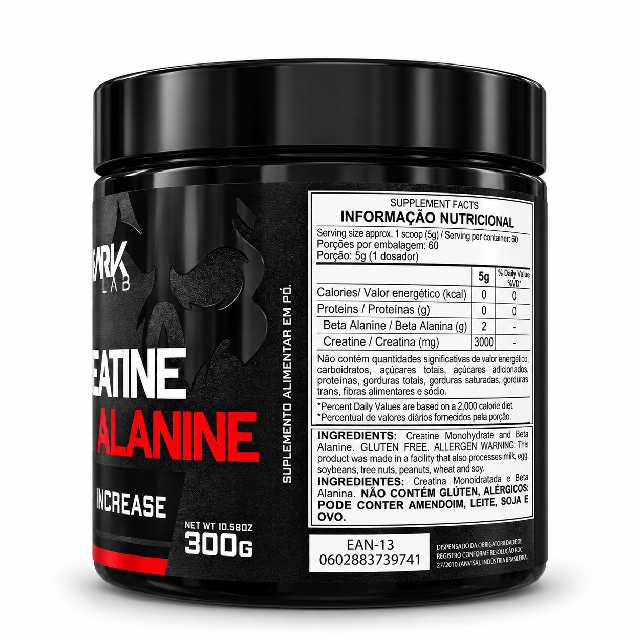 Dark Evolution | Creatina + Belanina, Magnésio, Whey & Omega Plus