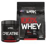 Kit 100% Whey Refil 900g + Creatina 300g Dark Lab