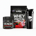 DARK ELITE | Pré-Treino, Whey Concentrado e Coqueteira