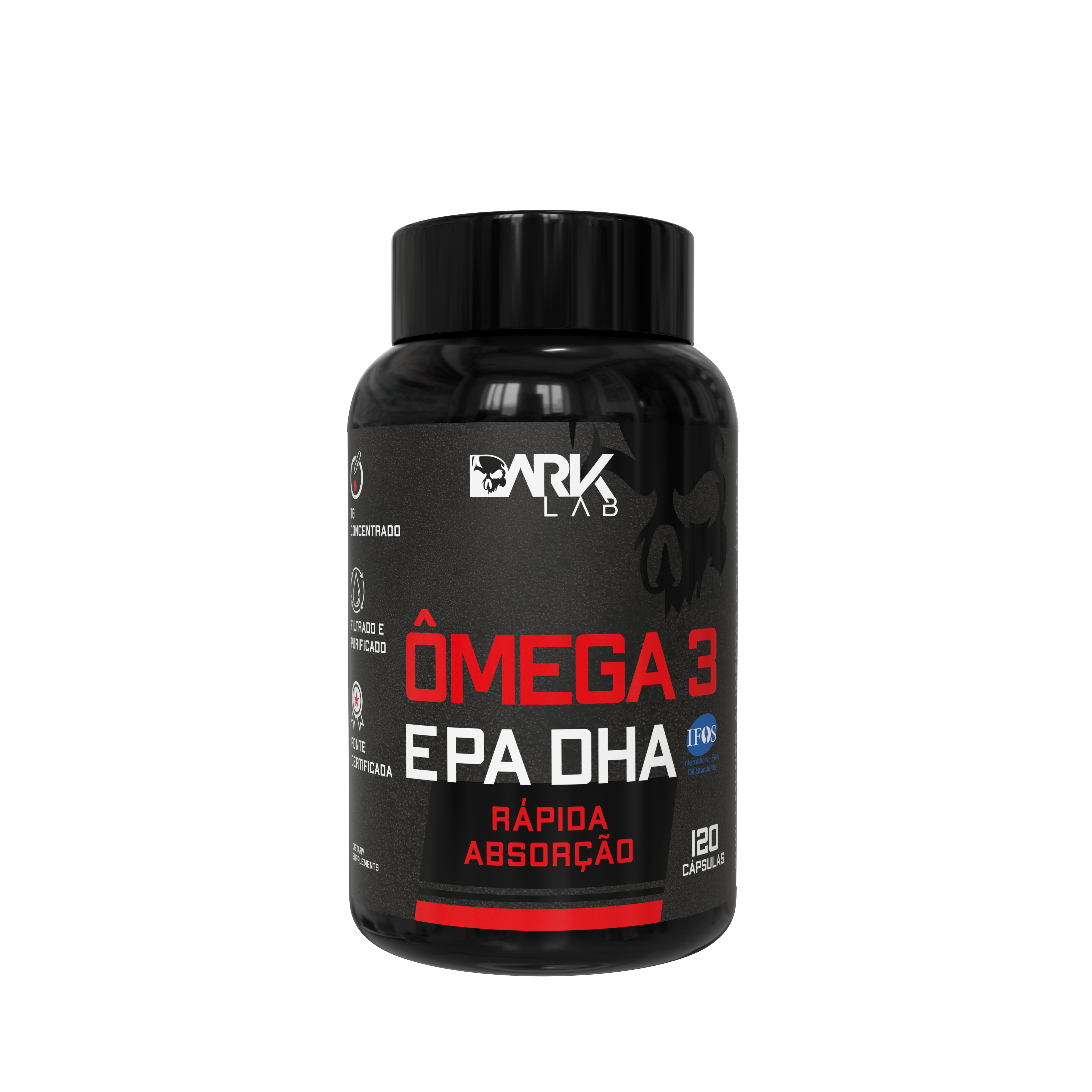 Ômega 3 Dark Lab | Saúde e Performance Diária
