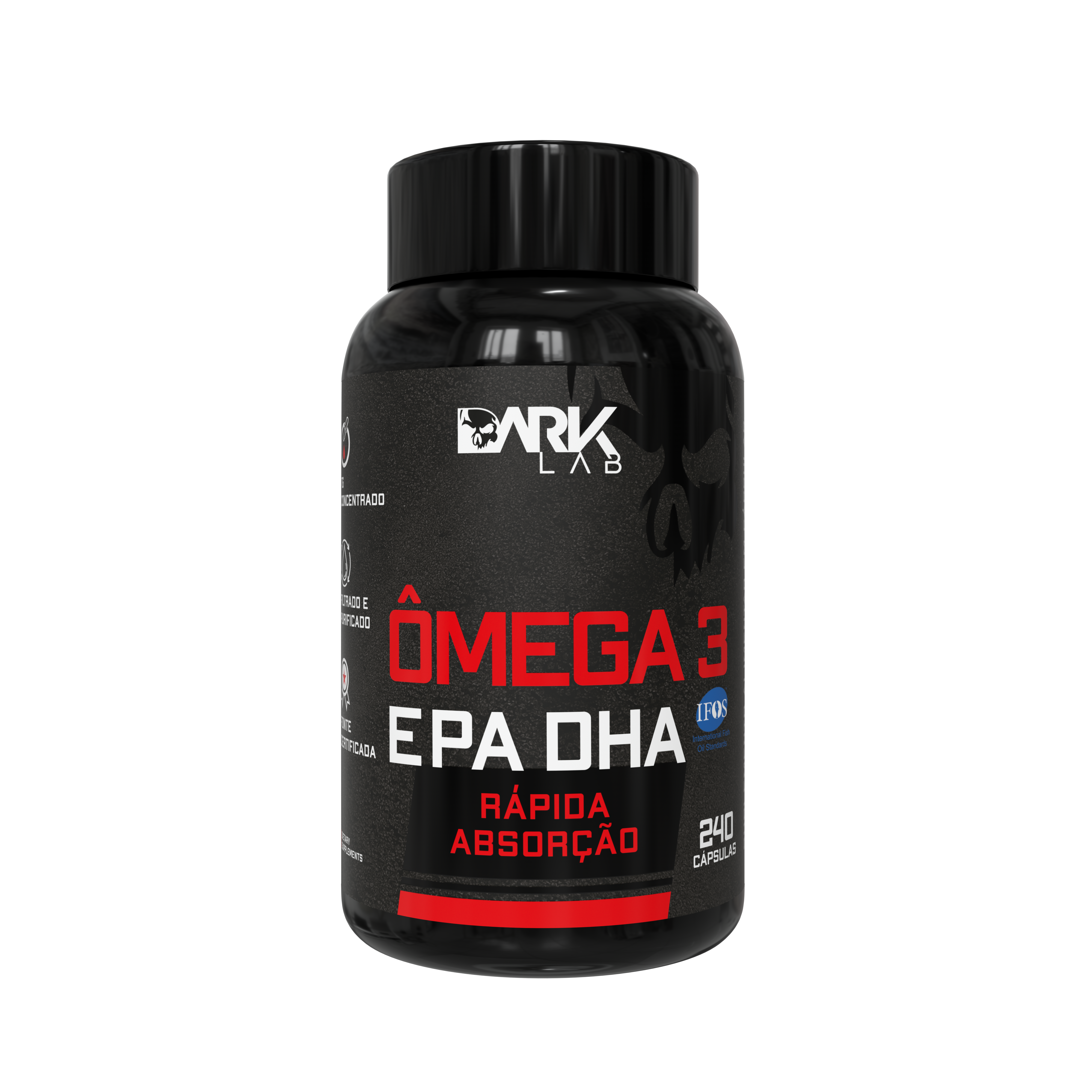 Ômega 3 Dark Lab | Saúde e Performance Diária