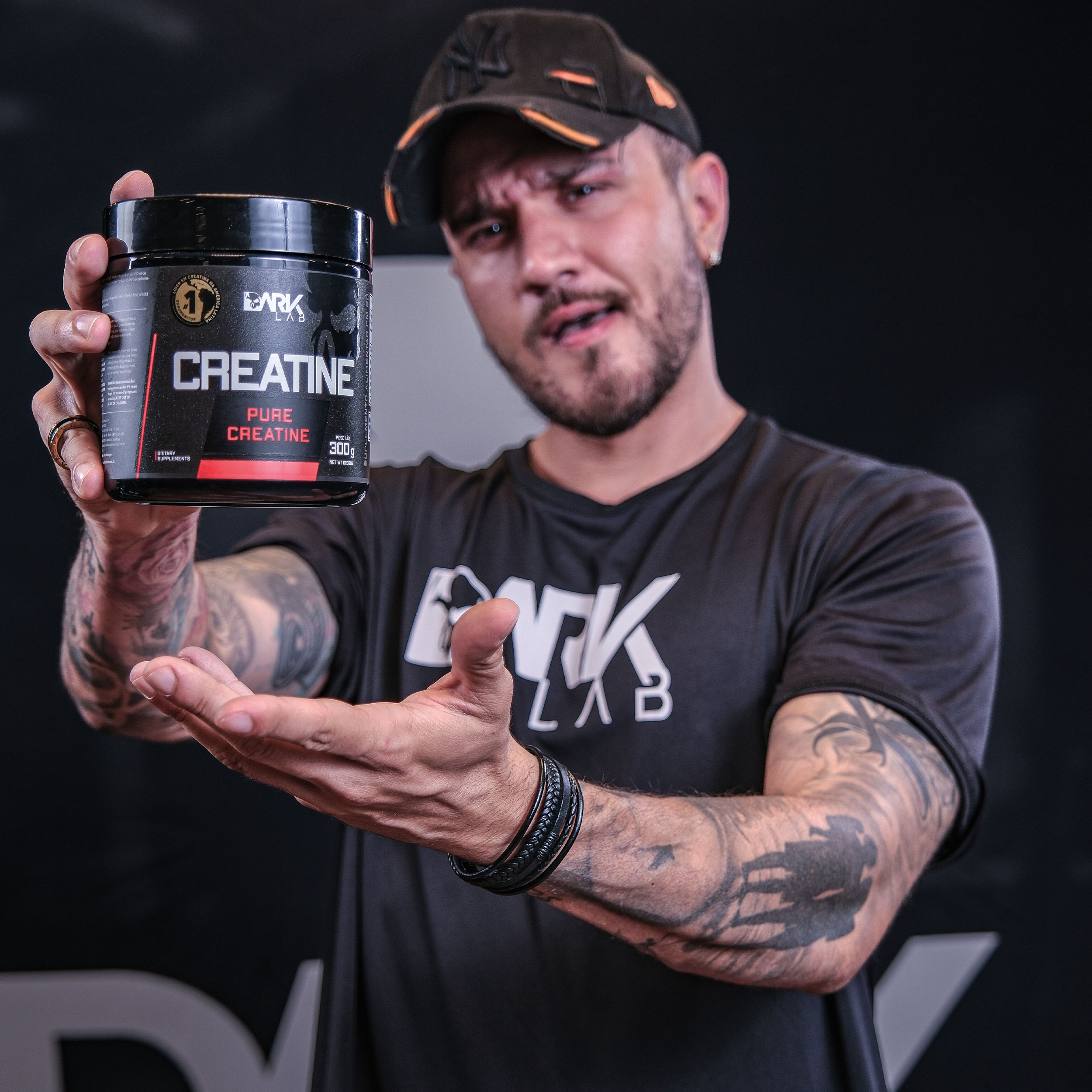 Creatina 300g Dark Lab | Mais Força e Resistência