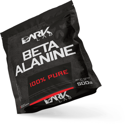 Embalagem do refil de Beta Alamina da Dark Lab mostrando a parte inferior do produto com a logo da Dark Lab