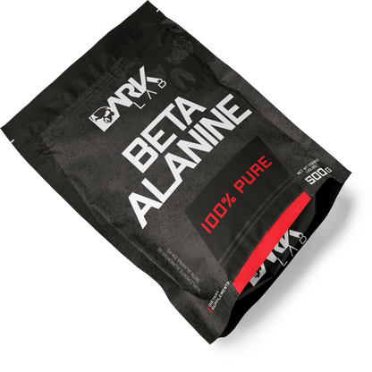 Embalagem inclinada do refil da Beta Alamina da Dark Lab 