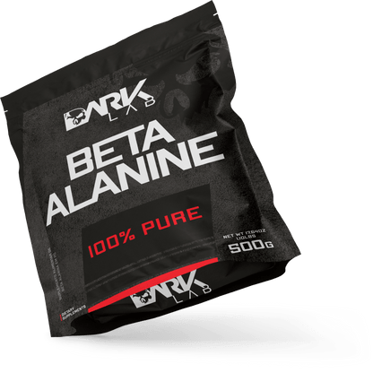 Embalagem do refil de Beta Alamina da Dark Lab mostrando a parte inferior do produto com a logo da Dark Lab