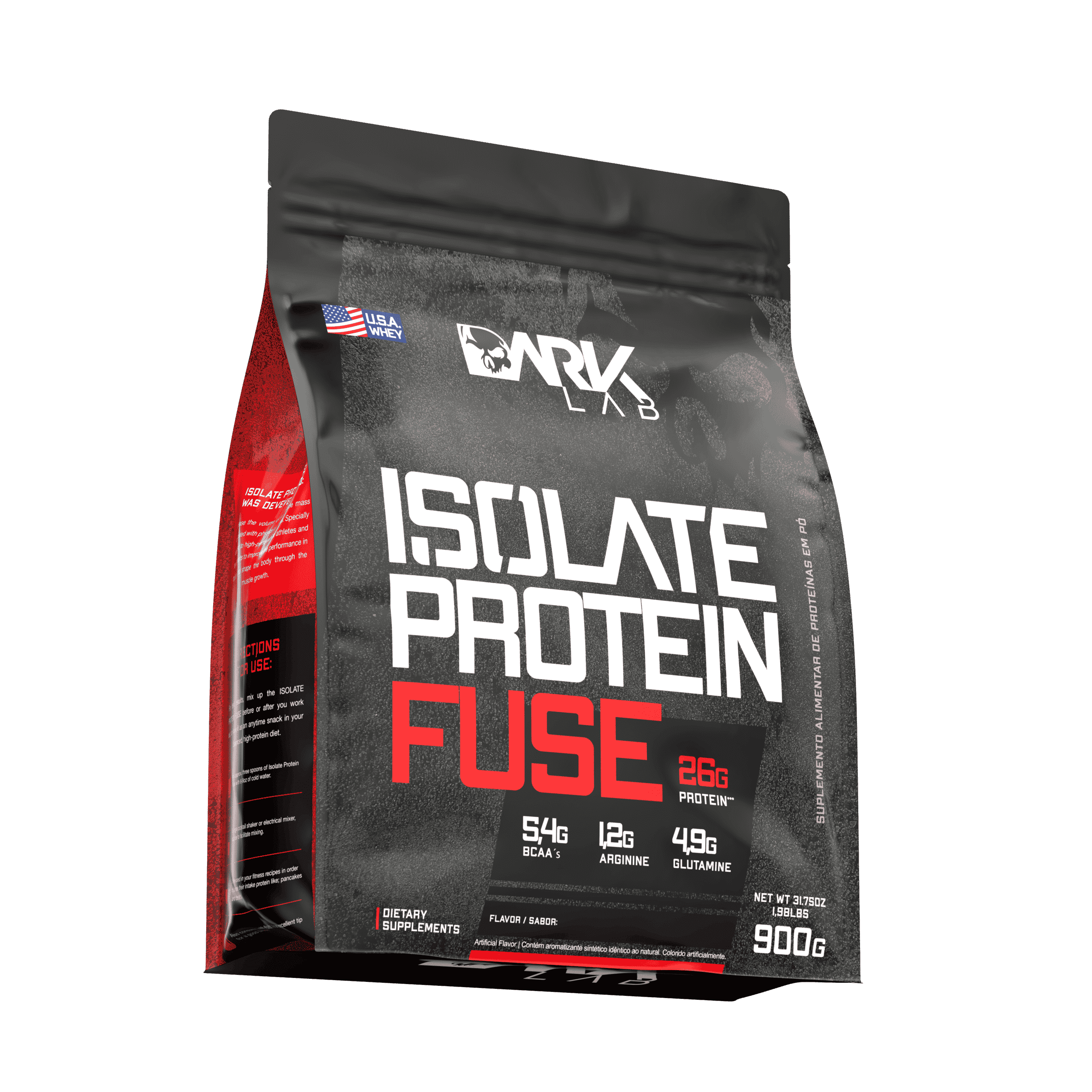 Pacote do blend proteico da Dark Lab na embalagem de 900g