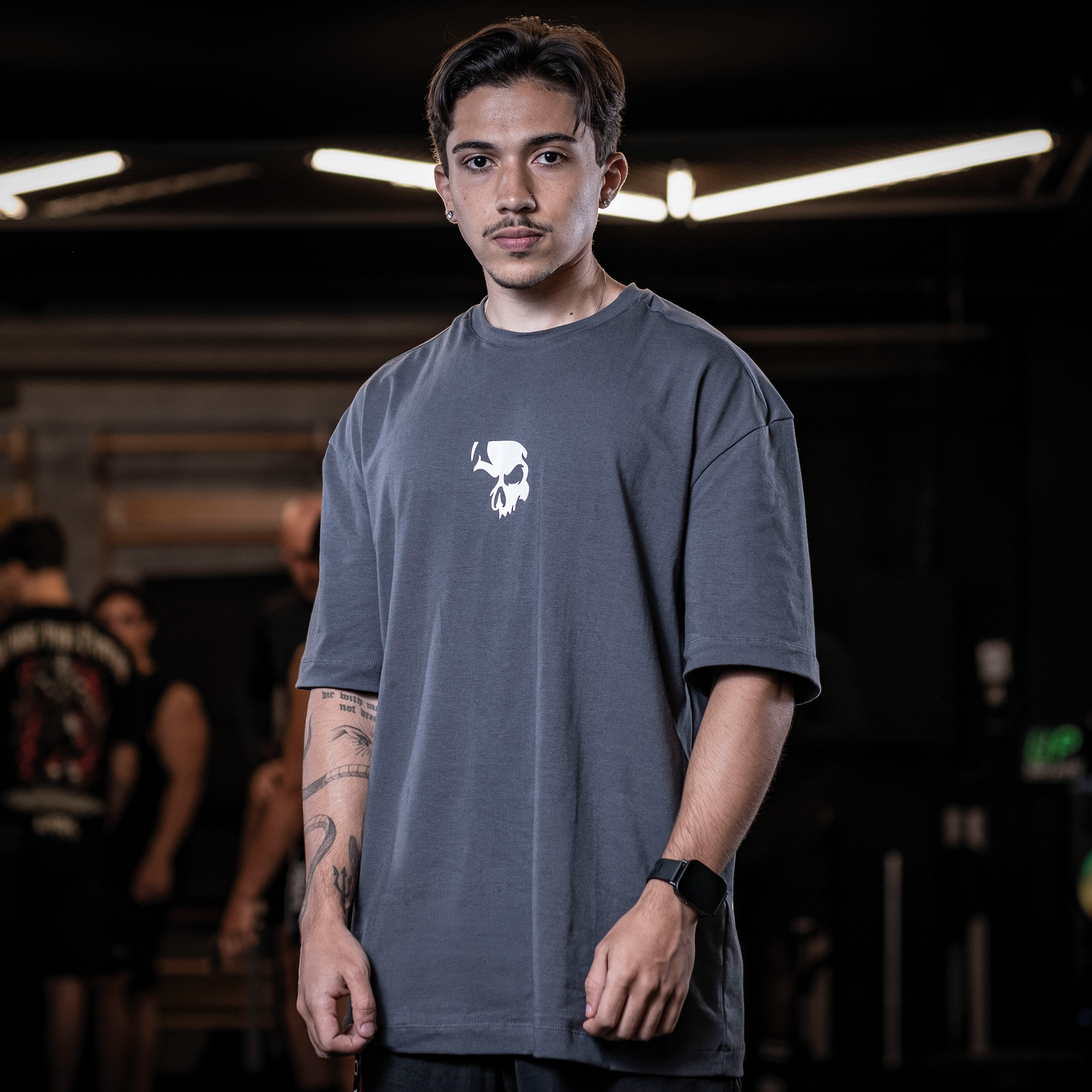 Camiseta Oversized Venom Cinza - Dark Lab