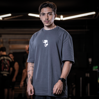 Camiseta Oversized Venom Cinza - Dark Lab