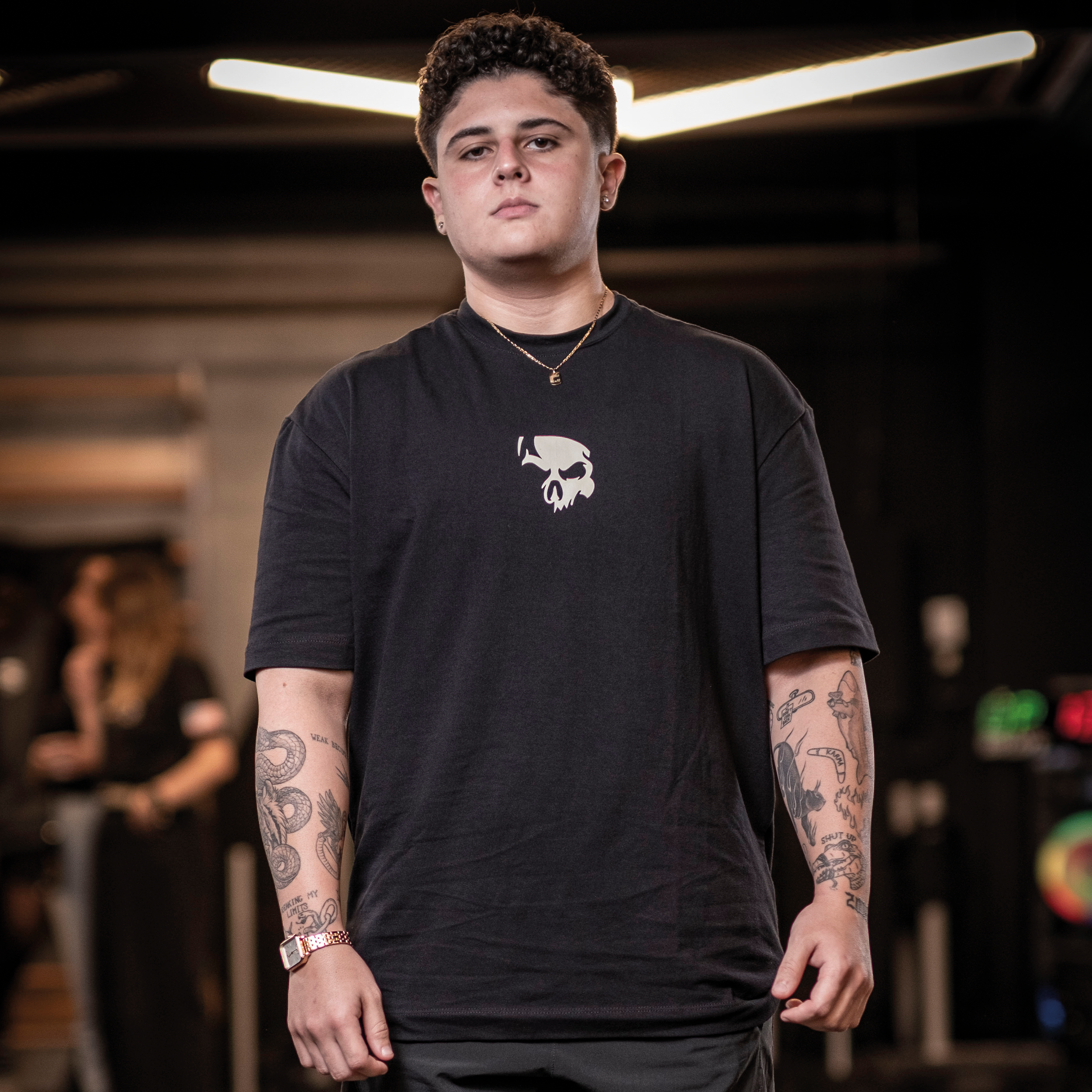 Camiseta Oversized Zeus Preta - Dark Lab
