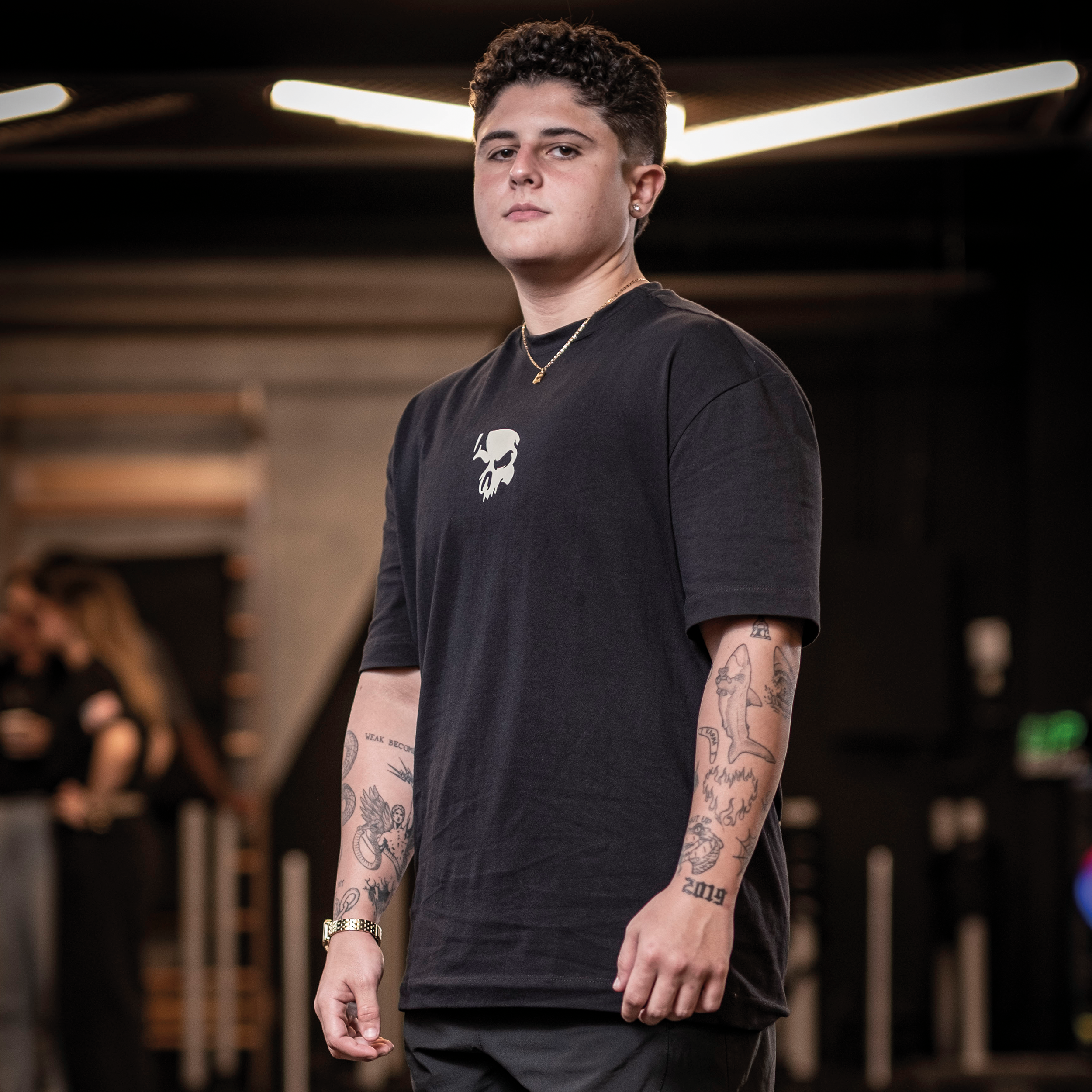 Camiseta Oversized Zeus Preta - Dark Lab
