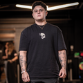 Camiseta Oversized Zeus Preta - Dark Lab