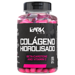 Pote de Colágeno Hidrolisado da Dark Lab mostrando a parte frontal da embalagem de 120 cápsulas e 87g