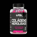 Pote de Colágeno Hidrolisado da Dark Lab mostrando a parte frontal da embalagem de 120 cápsulas e 87g