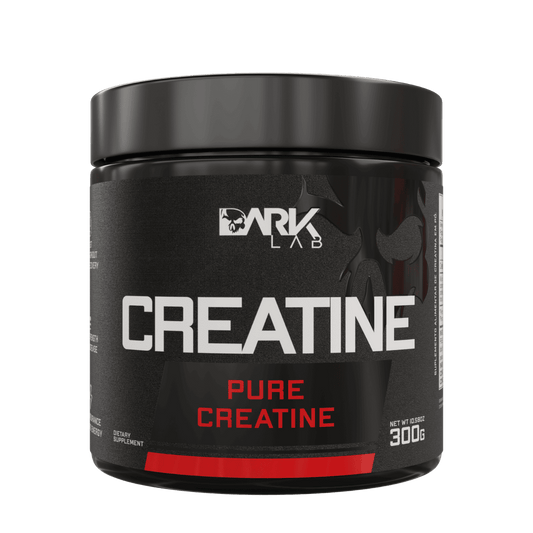 Pote de 300g de creatina pura da dark lab 
