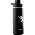 Garrafa Térmica de 500ml em Aço Inoxidável com a caveira da marca Dark Lab estampada na frente.