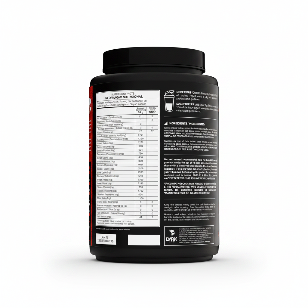 DARK INTENSE | Pré-Treino, ISO Whey Zero, Creatina e Coqueteira