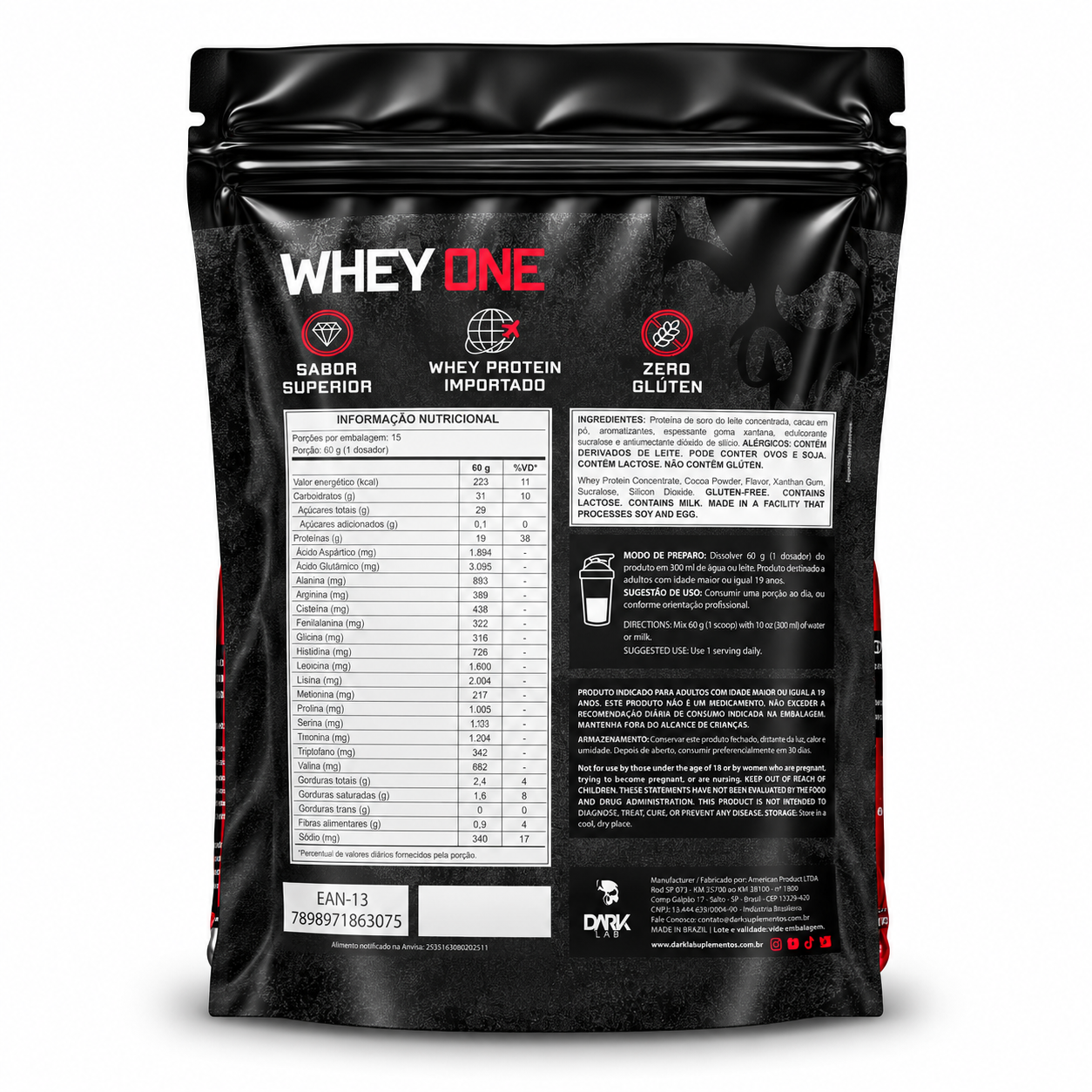 Dark Evolution | Creatina + Belanina, Magnésio, Whey & Omega Plus