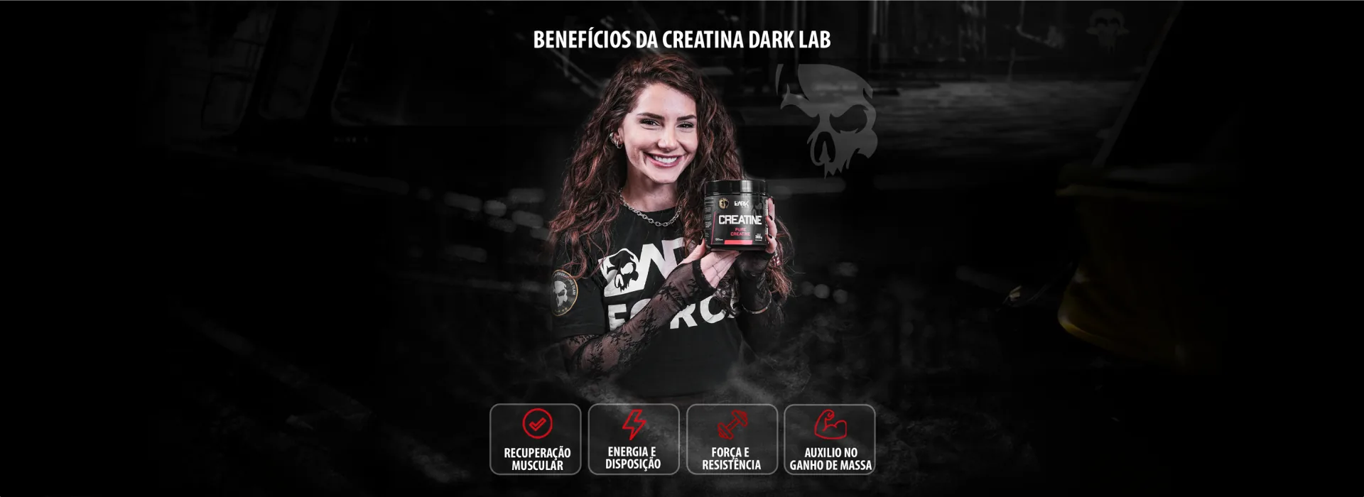 Benefícios da Creatina Dark Lab